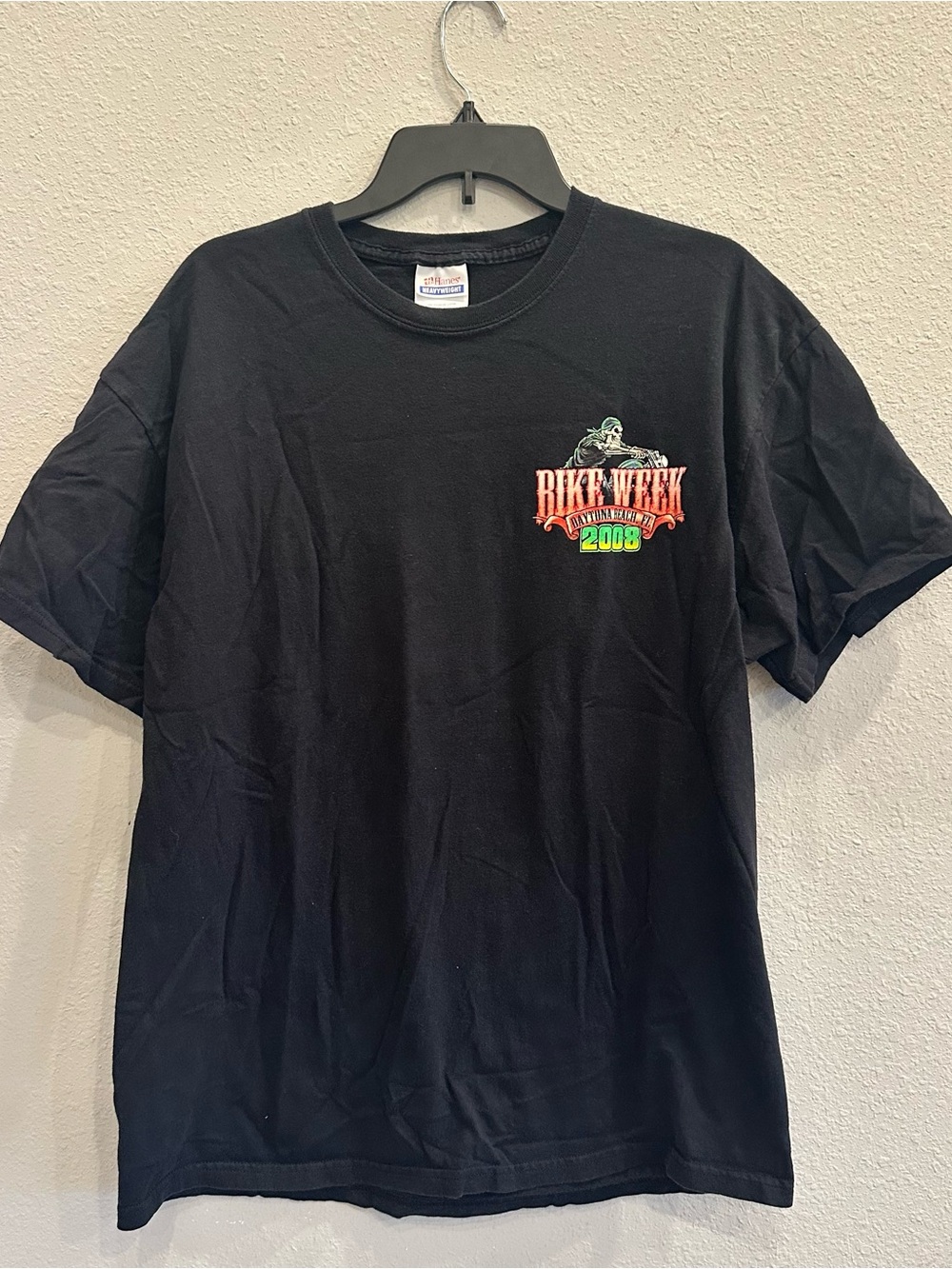 Bike Week 2008 Daytona Beach Graphic Tee XL Hanes Heavyweight